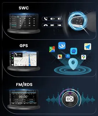 Productafbeelding van Dubbel DIN Android autoradio voor 453 Fortwo 2014-2020, + +, ondersteunt,,,,,,, - 4G + 64G