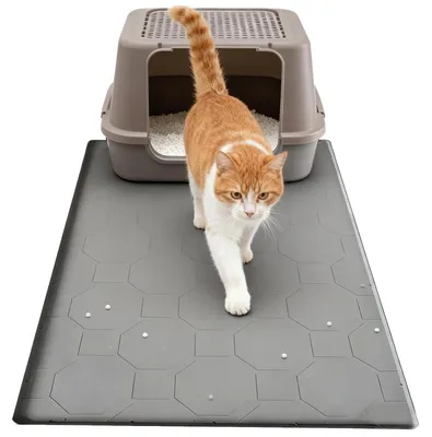 Katzenklo-Matte 86x56 cm, rutschfest, für Katzen