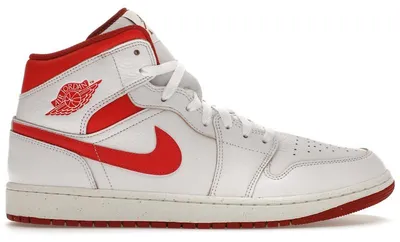 Zdjęcie produktu dla Nike Air Jordan 1 Mid SE "Dune Red", Biały/Czerwony, Rozmiar: 50,5