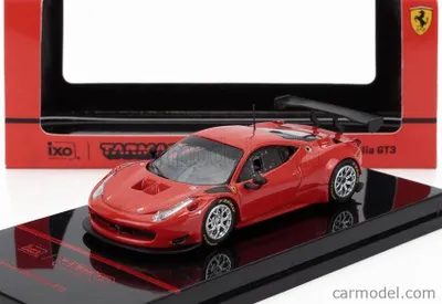 Immagine prodotto di ***PREORDINE: Tarmac T64R-074-RE, Ferrari 458 Italia GT3, colore rosso, modello in scala 1:64