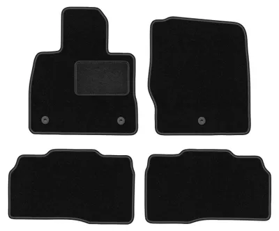 Imagen del producto de Alfombrillas de moqueta para Ford Explorer MK6 SU625 2020- (SUV) – juego de 4 piezas, negras, a medida – Wielganizator LUX