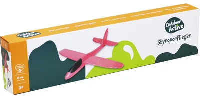 Produktbild von Großhandel GmbH - Ware OA Styroporflieger, rot