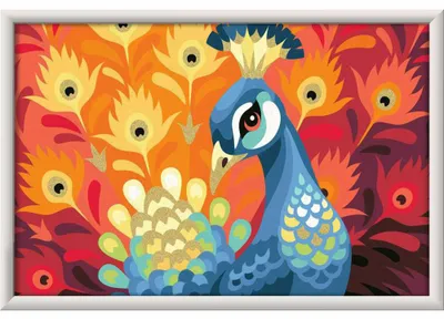 Immagine prodotto di Ravensburger CreArt Stolzer Pfau, Malen nach Zahlen, Mal-Set für Kinder, ab 11 Jahren, 20000