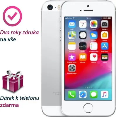 Produktbild von Apple iPhone 5s, 10,2 cm (4"), 1 GB, 16 GB, 8 MP, iOS 7, Silber