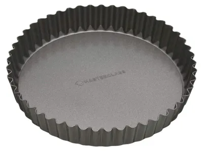 Image de Moule à quiche ronde - Ø 20 cm - Acier au carbone - Revêtement antiadhésif - Pour quiche et tarte aux fruits
