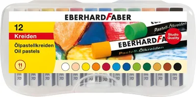 Immagine prodotto di Eberhard Faber 522013 - 12x pastelli a olio in scatola di plastica