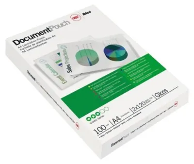 Zdjęcie produktu dla GBC IB583032, Połysk, Przezroczysty, A3, 303 mm, 426 mm, 100 szt.