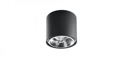 Produktbild von Deckenleuchte TIUBE schwarz 1xGU10/ES111 10W Aluminium 11x12x12cm Sollux Lighting