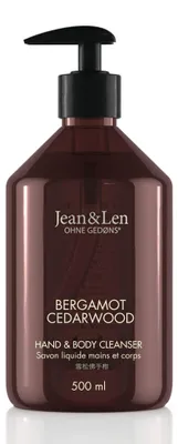 Hand- & Körperreiniger Bergamot & Zedernholz, 500 ml, vegan
