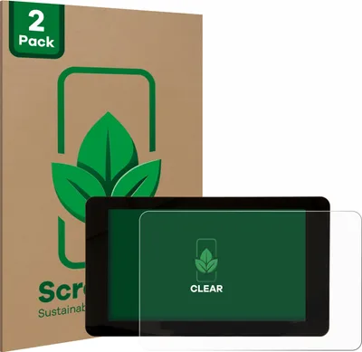 Produktbild von 2x ScreenLeaf Schutzfolie für Raspberry Pi Touchscreen 2 (7") Displayschutz Display Schutz Folie Klar Transparent