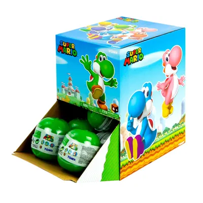 Produktbild von Tomy Super Mario Aufziehfiguren Mystery Pack Display Yoshi (12) L67938