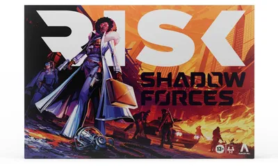 Zdjęcie produktu dla Hasbro - Risk Shadow Forces (wersja angielska) Gra planszowa Gra strategiczna Gra legacy Ryzyko
