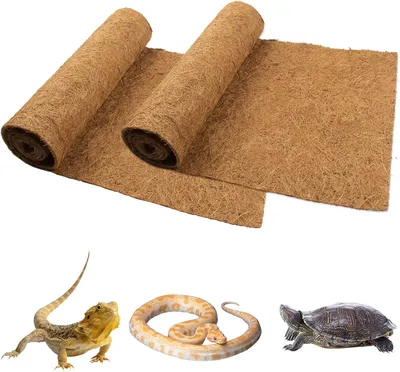 Produktbild von Reptilientapete Kokosfaser, 100 x 100 cm, 2 Stück, für das Terrarium