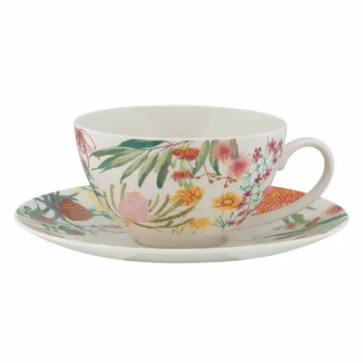 Immagine prodotto di Maxwell & Williams II0197 Tazza e piattino 400 ml NATIVE BLOOMS Porcellana