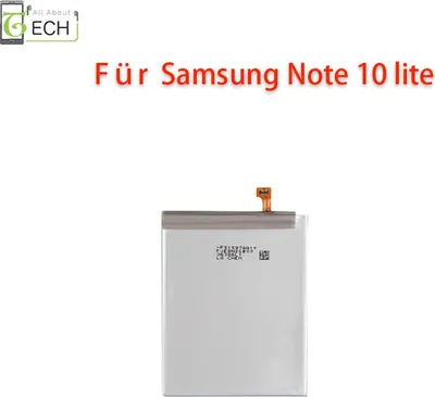 Produktbild von Ersatz Akku für Samsung Galaxy Note 10 Lite EB-BN770ABY 4500mAh Accu Batterie