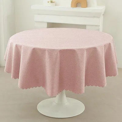 Obrázok produktu pre Kruhový behúň na stôl, 160 cm, ružový, vodoodpudivý