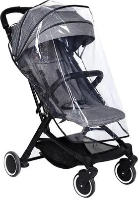Zdjęcie produktu dla Uniwersalny pokrowiec przeciwdeszczowy na wózek dziecięcy Eva Clear Clear Baby Pram rain fish wodoodporny wiatroodporny