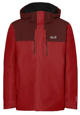 Produktbild von Jack Wolfskin Herren Jasper Pro 3in1 Jacke siren red XXL