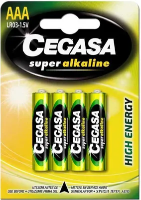 Image de Cegasa-Batterie super alc lr03 blister 4 pcs.