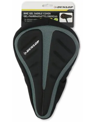 Immagine prodotto di Dunlop Coprisella in gel per biciclette - Comfort e protezione 28 x 20 CM Nero