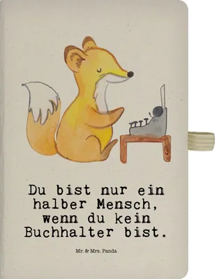 Produktbild von Mr. & Mrs. Panda Reisetagebuch Buchhalter Herz - Transparent - Geschenk, Bürojob, Journal, A5 Skizzenbuch, Beruf, Notizbuch, Backoffice Mitarbeiter, Tagebuch, Kladde