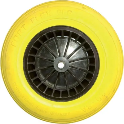 Image de Altrad Fort FO80092 RouePolyuréthaneFlex Pro KS 400x100mm, jaune