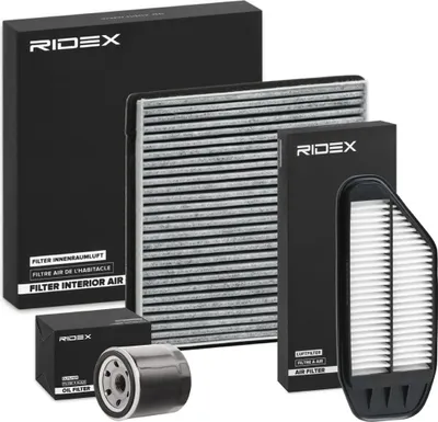 Produktbild von RIDEX Filterset Inspektionspaket Filtersatz für CHEVROLET SPARK (M300)