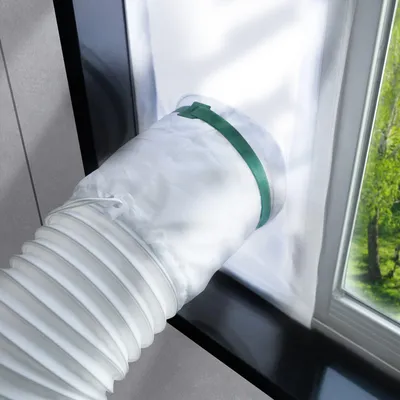 Immagine prodotto di Kit di guarnizioni per condizionatori portatili da installare su finestre - Sigillatura impermeabile (25 x 56~92 cm)