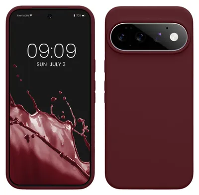 Produktbild von kwmobile Handyhülle für Google Pixel 11 Pro XL Hülle - Case Silikon - Kabelloses Laden - Schutzhülle Cover in Bordeaux Violett