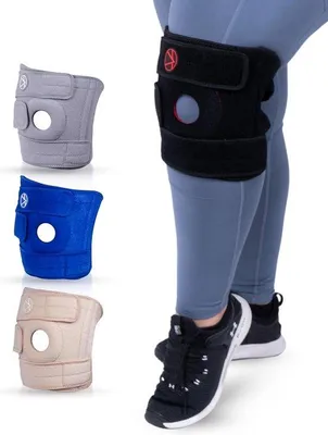 Produktbild von Famanu Kniebrace für Übergewichtige - extra große Unterstützung für große Beine - verstellbare Kniebandage für Arthritis und Meniskusschäden - 4XL