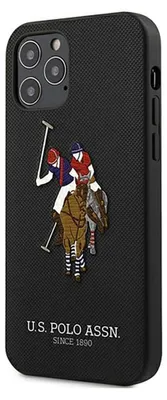 Produktbild von US Polo USHCP12MPUGFLBK iPhone 12/12 Pro 6.1 schwarz/schwarz Polo Stickerei Kollektion