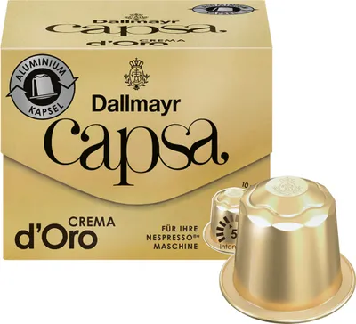 Produktbild von Dallmayr Capsa Crema d'Oro | 10 Nespresso® komp. Kapseln