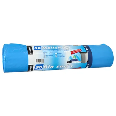 Produktbild von PAPSTAR Müllsäcke HDPE 120 Liter blau