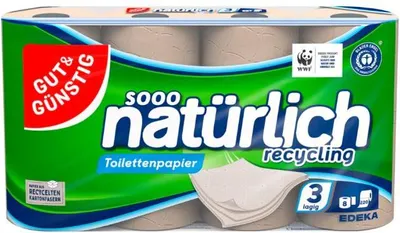 Obrázok produktu pre G&G Recycling toaletný papier 8 x 220 Blatt