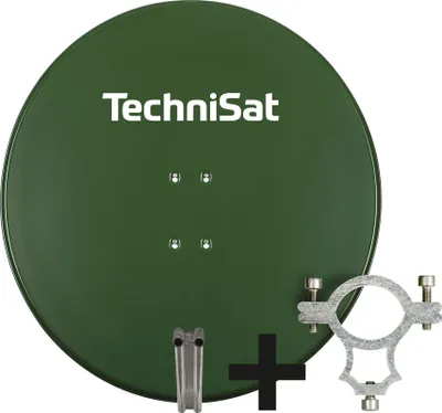 Produktbild von TechniSat SATMAN 850 PLUS | 85cm Sat-Antenne mit 40mm LNB-Halteschelle | rot