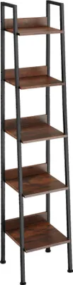 Produktbild von tectake® Leiterregal Folkestone inklusive Kippschutz, 35,5 x 31,5 x 170,5 cm