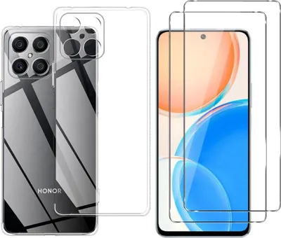 Obrázok produktu pre Puzdro pre HONOR X8 s 2 ochrannými krytmi obrazovky z tvrdeného skla Phonillico®