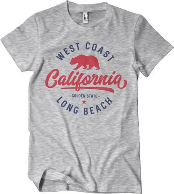 Produktbild von West Coast California T-Shirt - X-Large - HeatherGrey