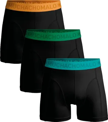 Productafbeelding van Muchachomalo heren boxershorts – 3-pack – katoen, stretch – comfortabele ondergoed – maat 7XL - U-SOLID1010-1277
