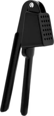 Image de Presse-ail en métal 16 cm, robuste et ergonomique - Noir