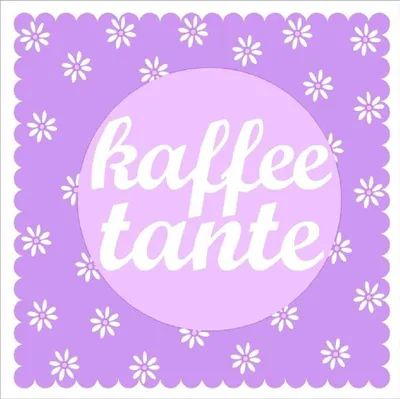 Produktbild von ARTEBENE Papier-Servietten, Motiv "Kaffeetante" in Lila, 25x25 cm, 20 Stück