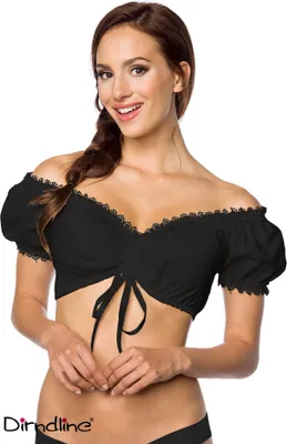 Produktbild von Dirndline - schulterfreie Dirndlbluse - M -