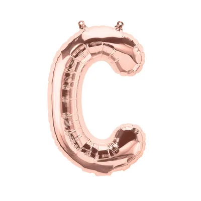 Obrázek produktu pro Folienballon Buchstabe C, rosegold, ca. 100 cm