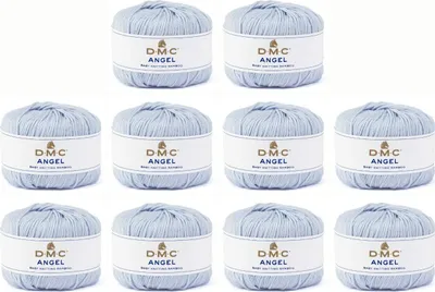 Obrázek produktu pro 10x DMC Angel – příze ze 80 % viskózy a 20 % vlny, 8101, (barva 115)