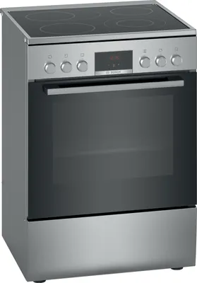 Zdjęcie produktu dla Bosch Serie 4 HKR39C250, Kuchenka wolnostojąca, Czarny, Szary, Obrotowy, Dotyk, Chrom, Przednie, 1,2 m