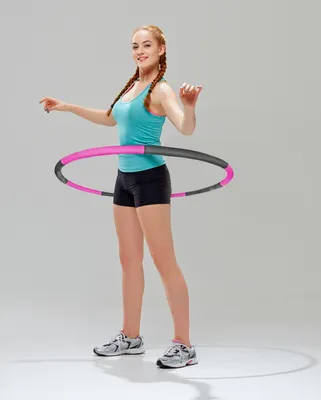 Produktbild von Hula Hoop Reifen für Fitnesstraining, Gewichtreduktion und Massage, Durchmesser ca. 94cm, Schaumstoffgepolstert