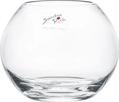 Image de SANDRA RICH Vase boule ø9cm clair (1 pièce)
