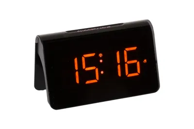 Produktbild von Digitaler Funkwecker ICON TFA Dostmann 60.2543.13, schwarz, mit orangenen LED Leuchtziffern