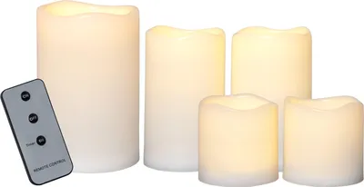 Produktbild von Star Trading 062-69, Elfenbein, Universal, IP44, 5 Glühbirne(n), LED, 0,03 W