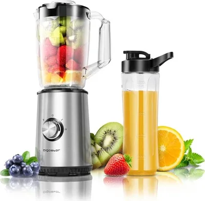 Obrázok produktu pre Aigostar mixér 350W, smoothie maker, 2 rýchlosti, bez BPA